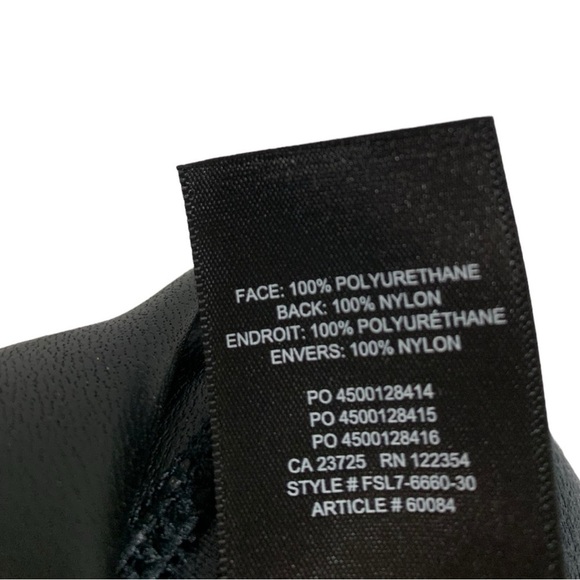 Aritzia Wilfred Daria Faux Leather High Waist Leggings Size Medium - Picture 10 of 10